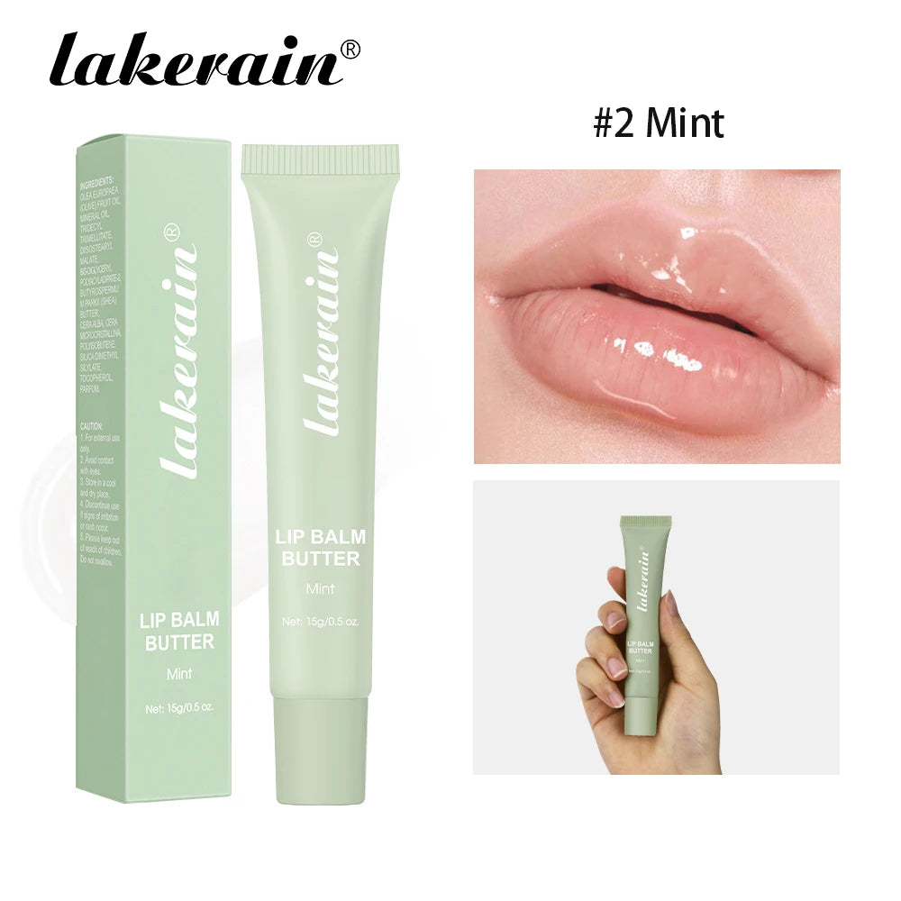 Butter Lip Balm Long Lasting Nourishes Moisturizes Soothes Lips Jelly Lip Gloss Oil Beautifying Smoothing Lip Care Balm Makeup Oasis Select Mint