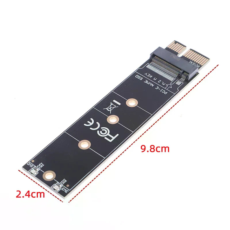 1Pc PCIE to M2 Adapter NVMe SSD M2 PCIE X1 Raiser PCI-E PCI Express M Key Connector Internal Solid State Drive Oasis Select