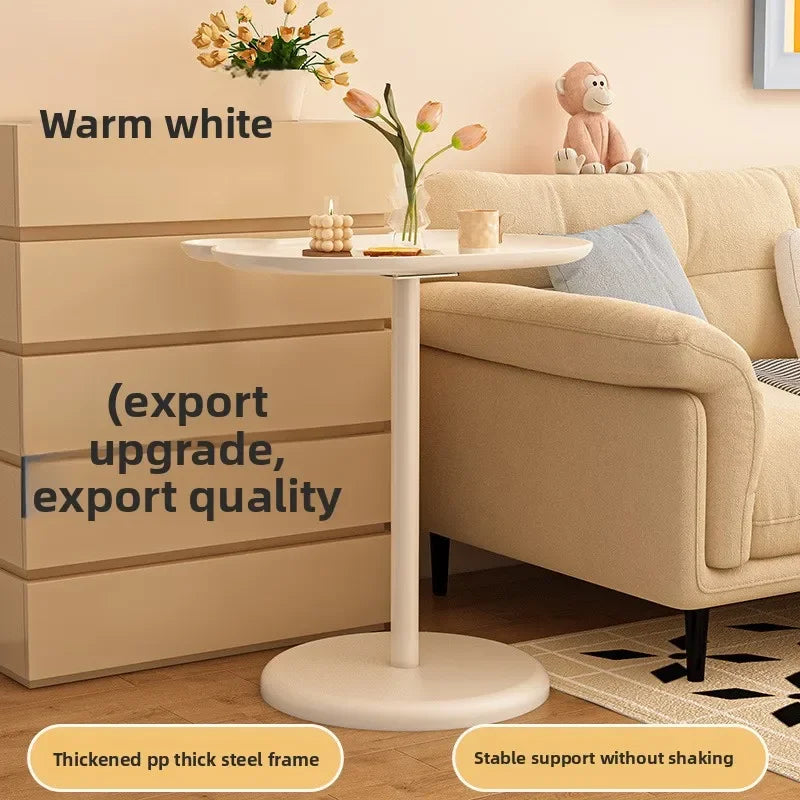 Multi-functional Small coffee table living room cream wind sofa edge table removable bedroom bedside table small round table Oasis Select SJ-XXAM-BAI