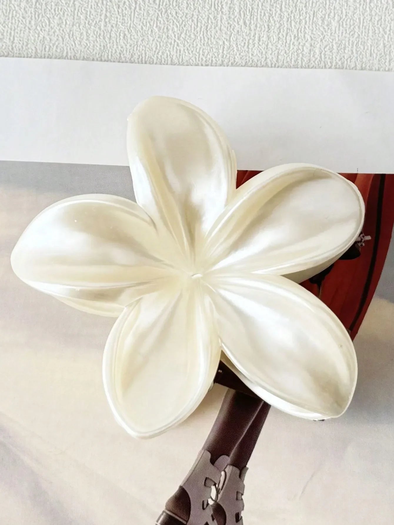 1/2 Pcs Fashion Simple Shiny Egg Flower Hair Claws For Women Girls Party Hair Accessories Oasis Select