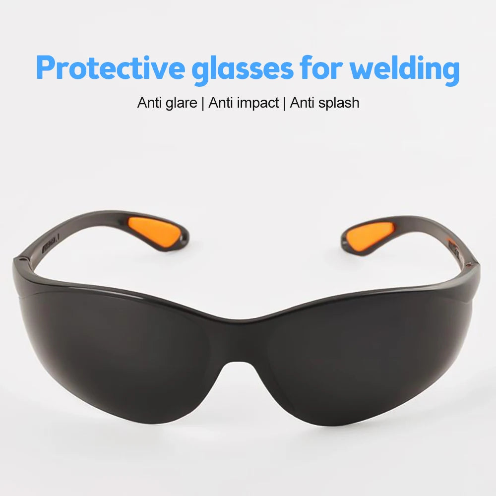 Security Supplies Grey Black Welding Welder Goggles Dustproof Windproof Safety Goggles Safety Protective Glasses Women Men Oasis Select