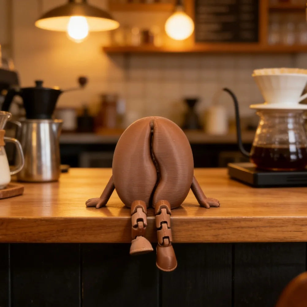 Coffee Bean Decorative Companion Piece Perfect for Coffee Enthusiasts, Barista Desk Ornament and Home Coffee Table Decoration Oasis Select