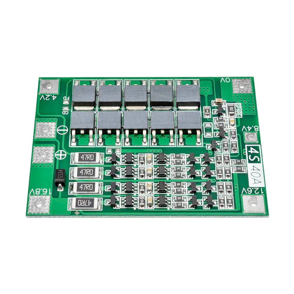 4S 40A 18650 Li-ion Lithium Battery Charger PCB BMS Protection Board with Balance For Drill Motor 14 Oasis Select 4S 40A