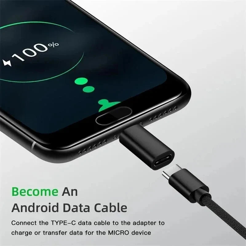 1-5 pcs USB Type C To Micro USB Android Adapter Connector for Phone Tablet Micro USB Male To Type C Female Converter Oasis Select