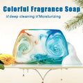 Colorful Scented Handmade Soap, Containing Jasmine and Cedar Extracts, Bathing Makeup Remover Facial Soap, Bathing Body Oasis Select 120g