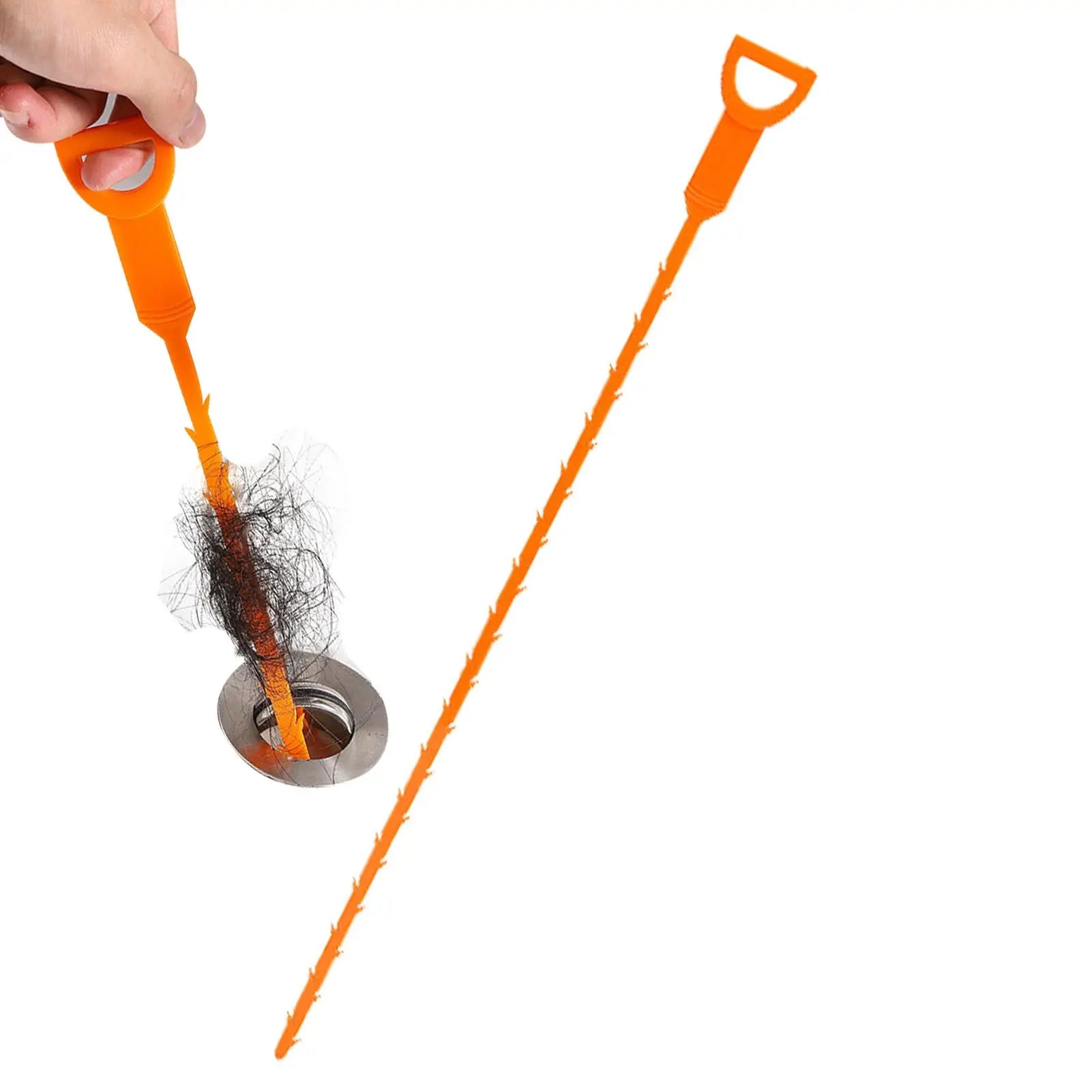 Hair Clog Remover Drain Cleaner Tool Unclogs Hair Debris for Sink Bathroom Kitchen Drainage Bathtub Strainer Snake Remover Oasis Select