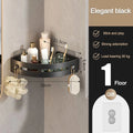 1/2/3Pcs Portable Punch-free Bathroom Shelves Wall-mounted Large Capacity Kitchen Storage Rack Triangle Save Space Shower Shelf Oasis Select 1Pc