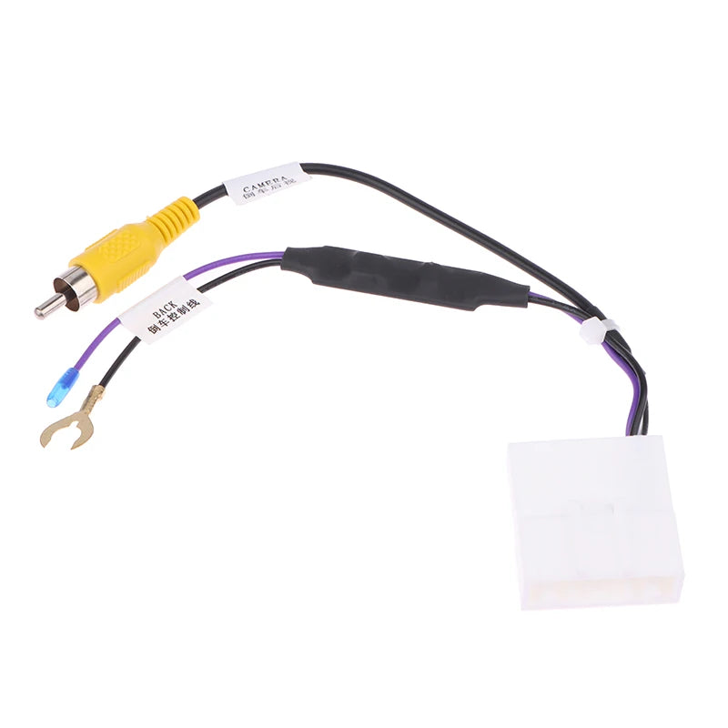 One-Piece DIY 24Pin Car Reverse Cam Video Output Cable, Auto Accessory Oasis Select