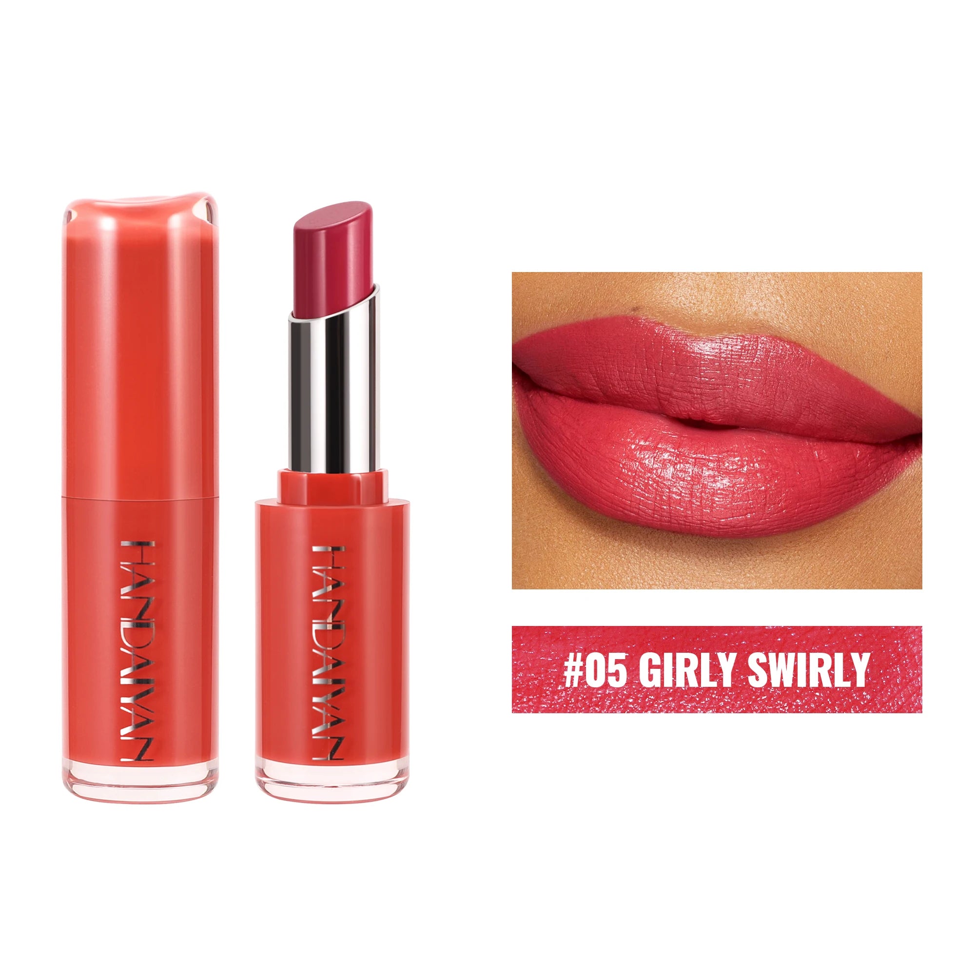Handaiyan Velvet Matte Lipstick – 8 Colors, Long-Lasting