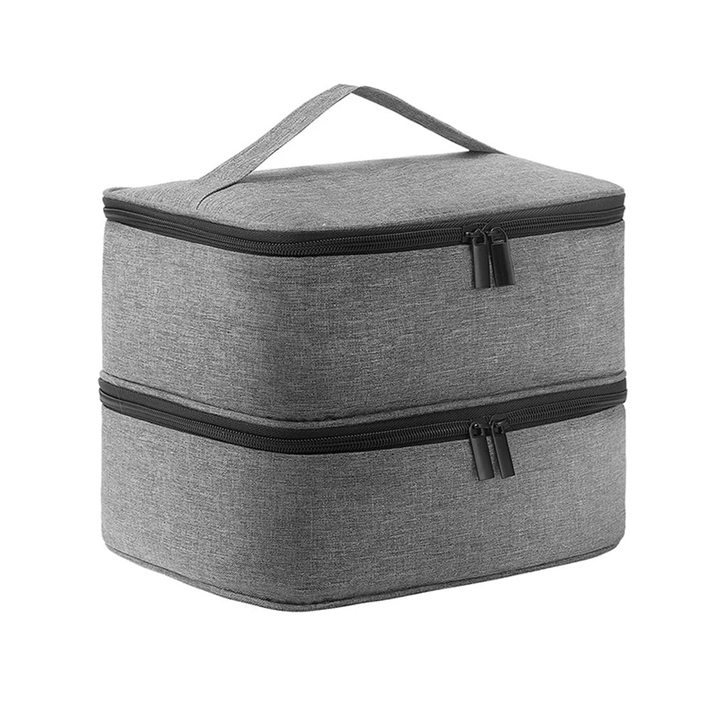 Double Layer Nail Polish Storage Bag – 30 Compartments