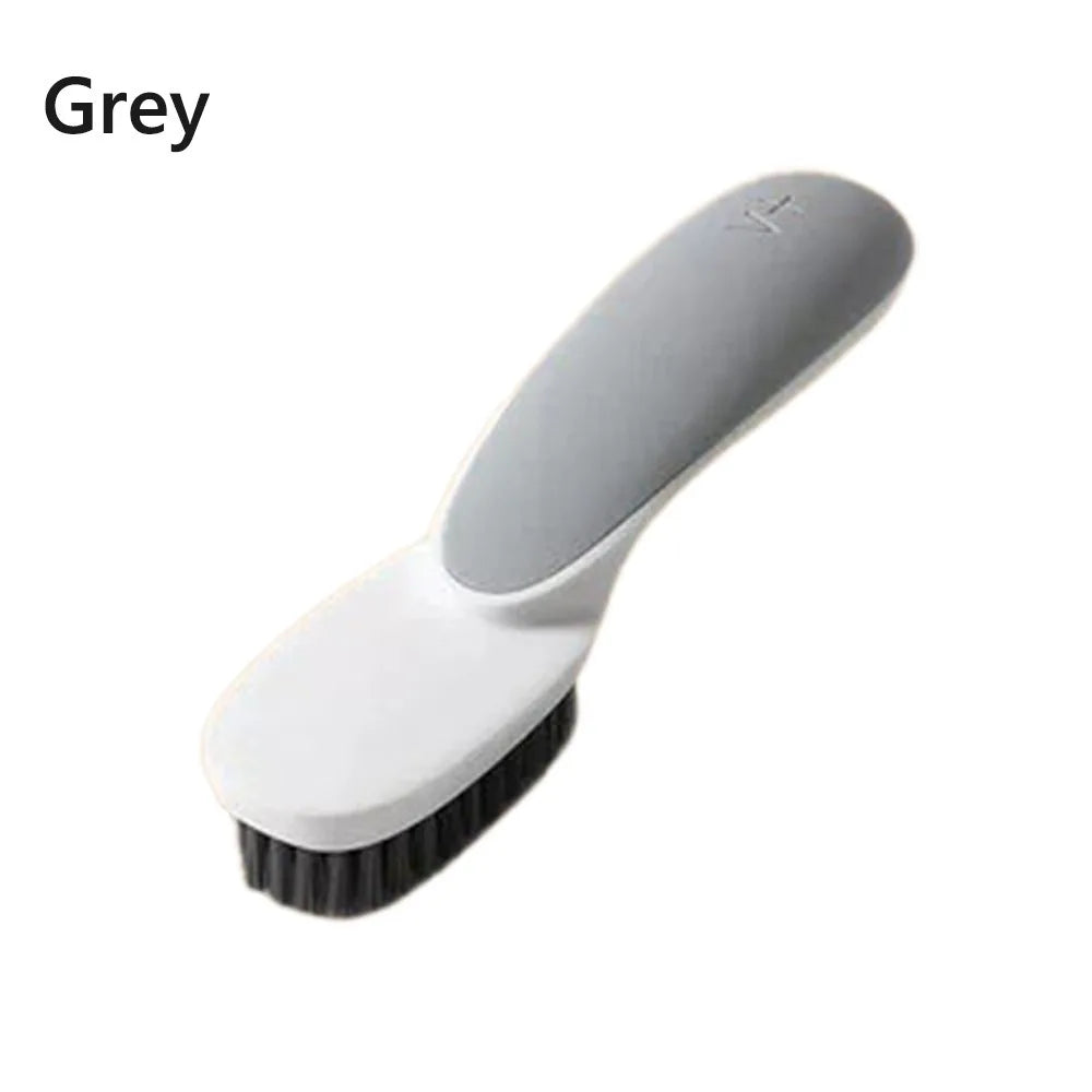 Durable Multifunctional Shoe Brush No Damage Long Handle Clean Brush No Hair Loss Laundry Brush Oasis Select Grey