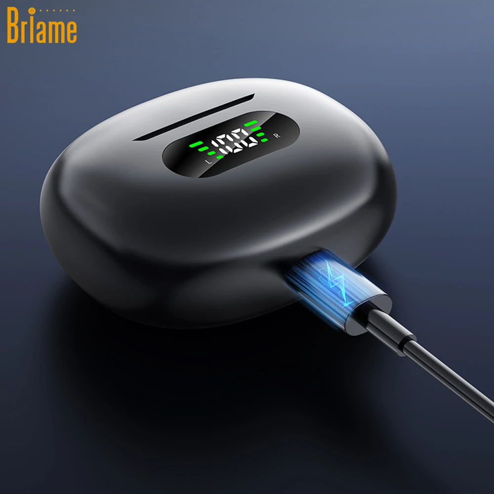 Briame Hifi Bluetooth Earphones Wireless Headphones with Microphone for Sports Running Earbuds with Good Sound Quality Headset Oasis Select
