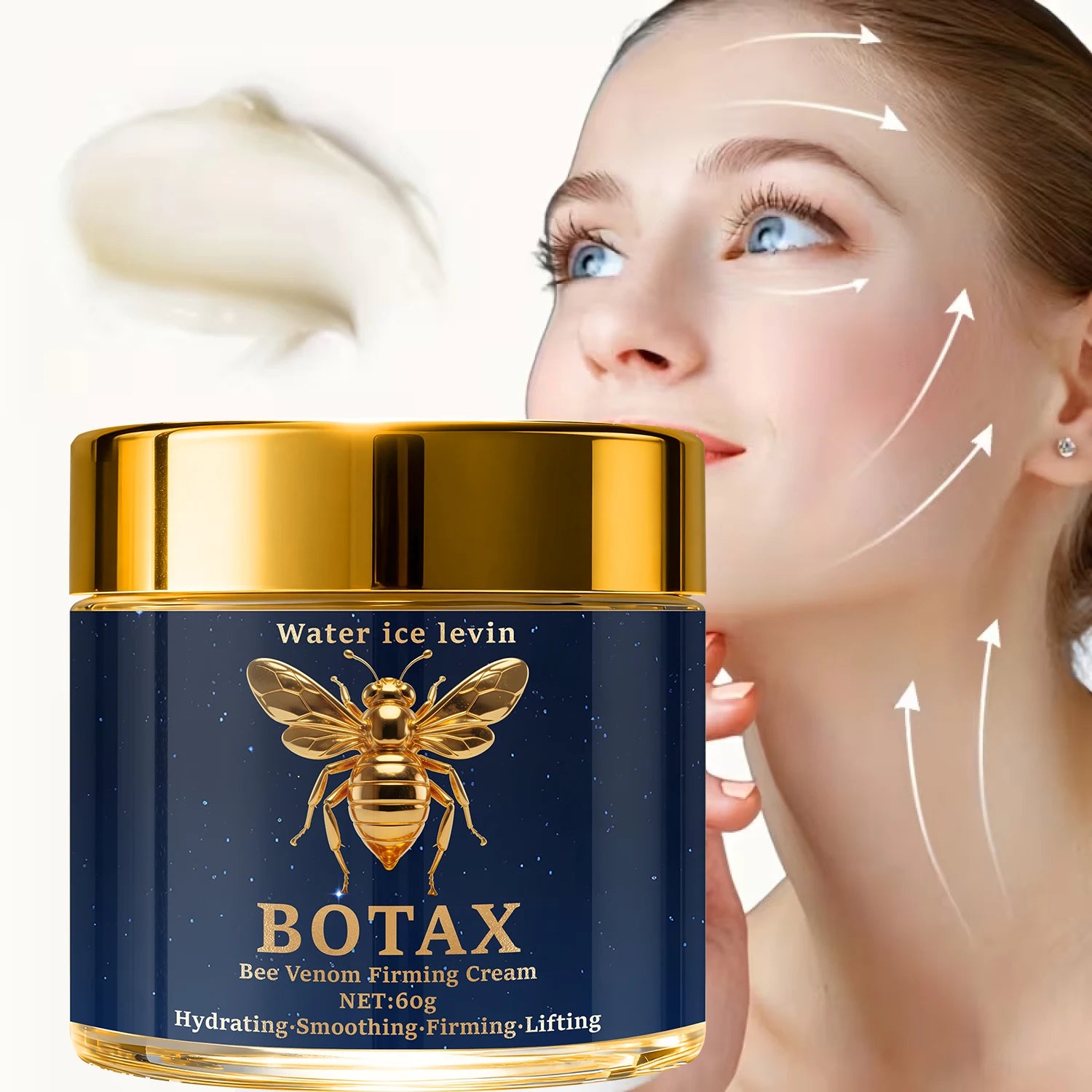 BOTAX Bee Venom Firming Cream with Hyaluronic Acid & Retinol for Hydrating & Lifting, All Skin Types, Day & Night Use Oasis Select