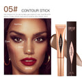 Beauty Blush Wand Easy Liquid Blush Face Blusher Natural Cream Cheek Tint Brighten Eye Highlight Contour Stick Sponge Head Oasis Select 05 contour