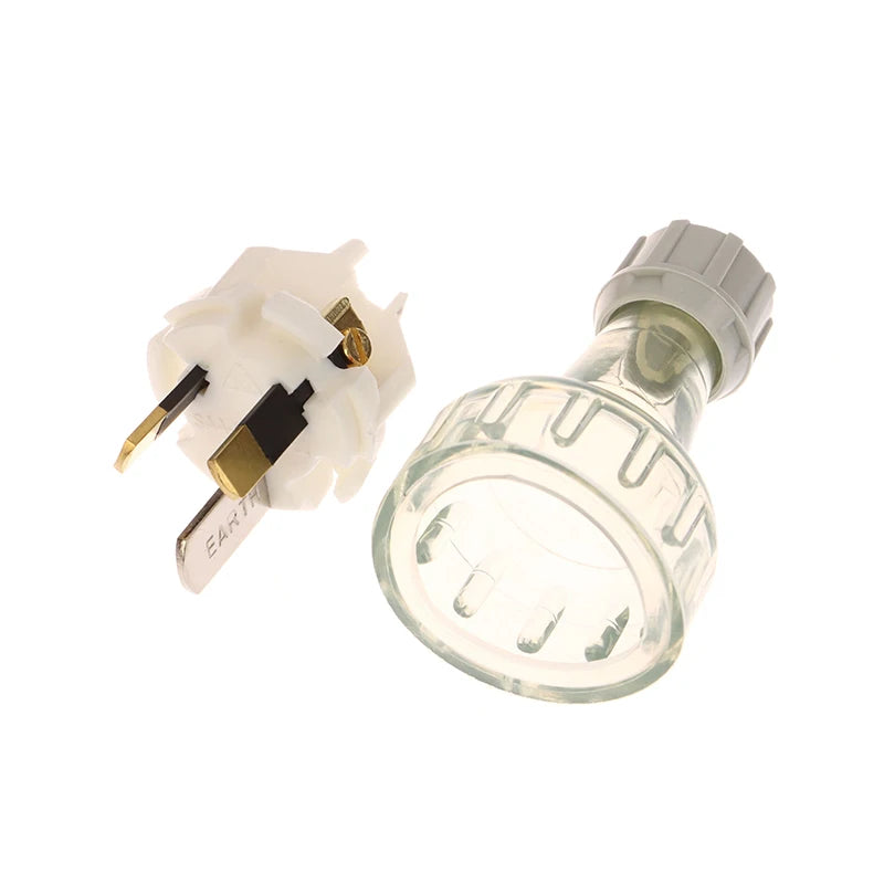 1Pc SAA Rewirable Plug Socket Australian Male Plug Female Socket 3 Prong Electrical Socket Grounded Rewire Socket DIY Assembled Oasis Select