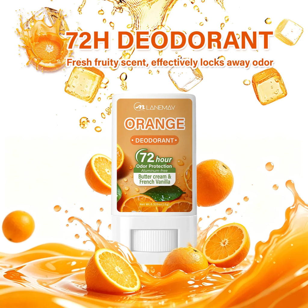 Aluminum-Free Deodorant Stick – Orange Buttercream & Vanilla