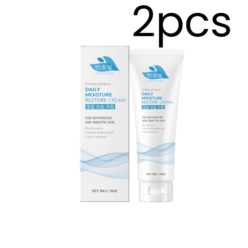 Hanchobit Daily Moisture Restore Cream – Barrier Repair 50g Hydrating Face Cream Oasis Select 2pcs