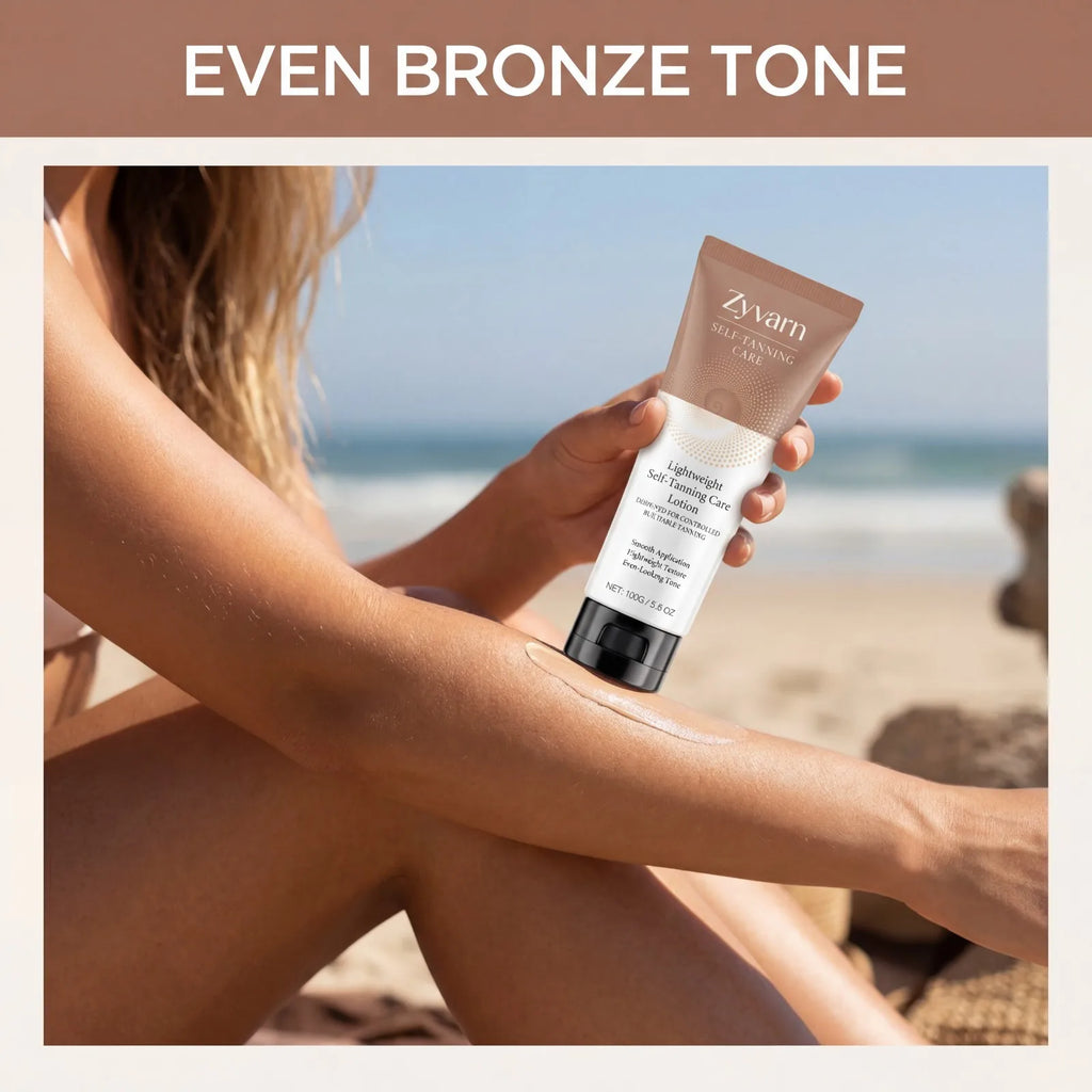 Self Tanning Lotion Sunless Tanner Natural Glow Buildable Tan Streak Free Hydrating Lightweight Even Bronze Non Greasy 100g Oasis Select