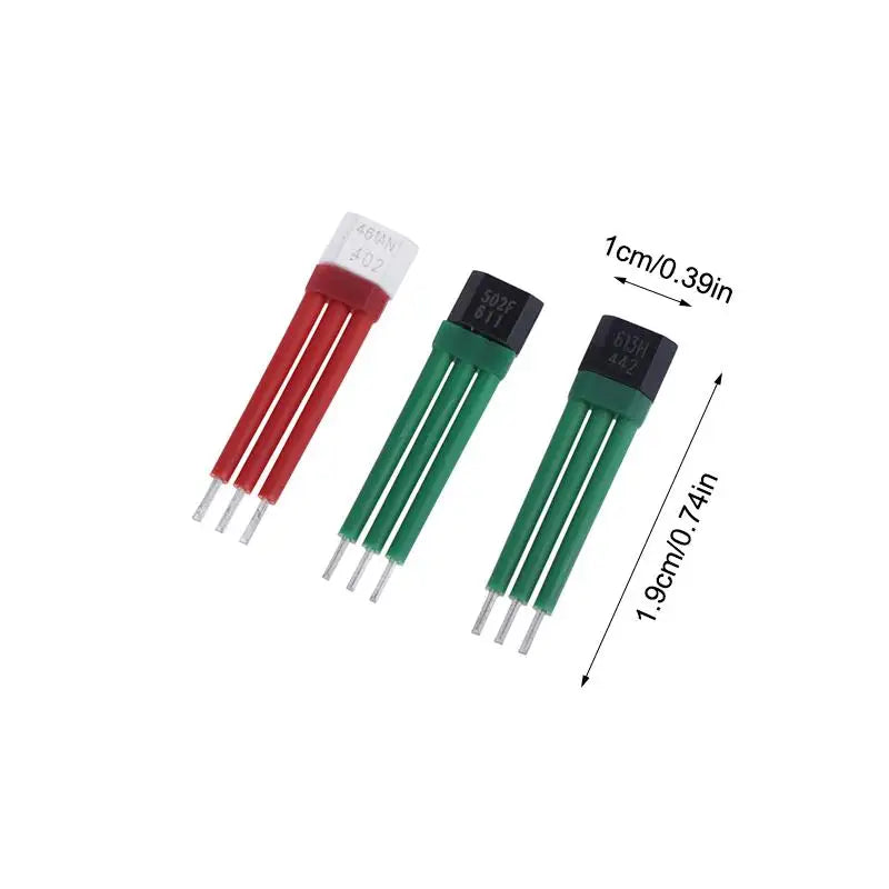 10pcs High-Sensitivity Hall Effect Sensors 613H for Electric Tricycles 461AN Motor & 502F Hall Module - Set of 10 Oasis Select