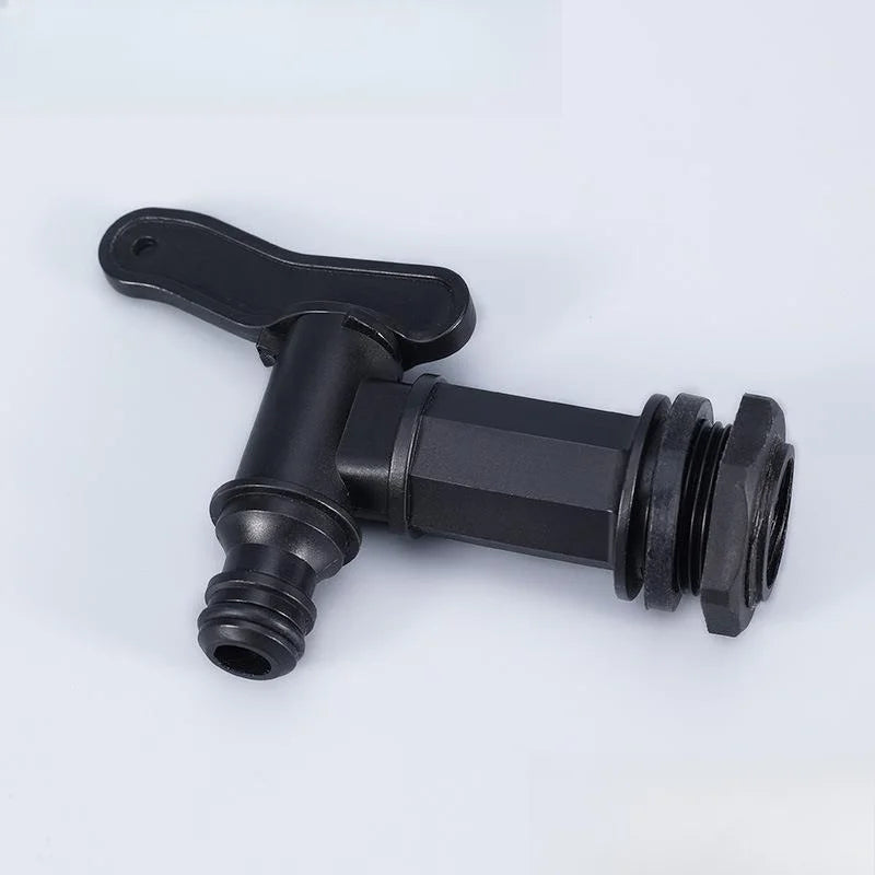 3/4" IBC Tank Tap Adapter Coarse Thread S60 to 5/8" Hose Connector Valves Fittings Garden Water Tanks Faucet Replacement Oasis Select black B