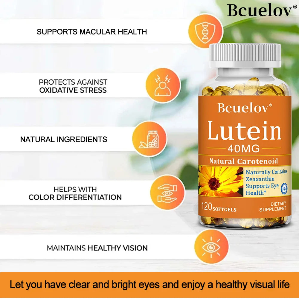 Lutein & Zeaxanthin Eye Care Capsules | Macular & Retina Support
