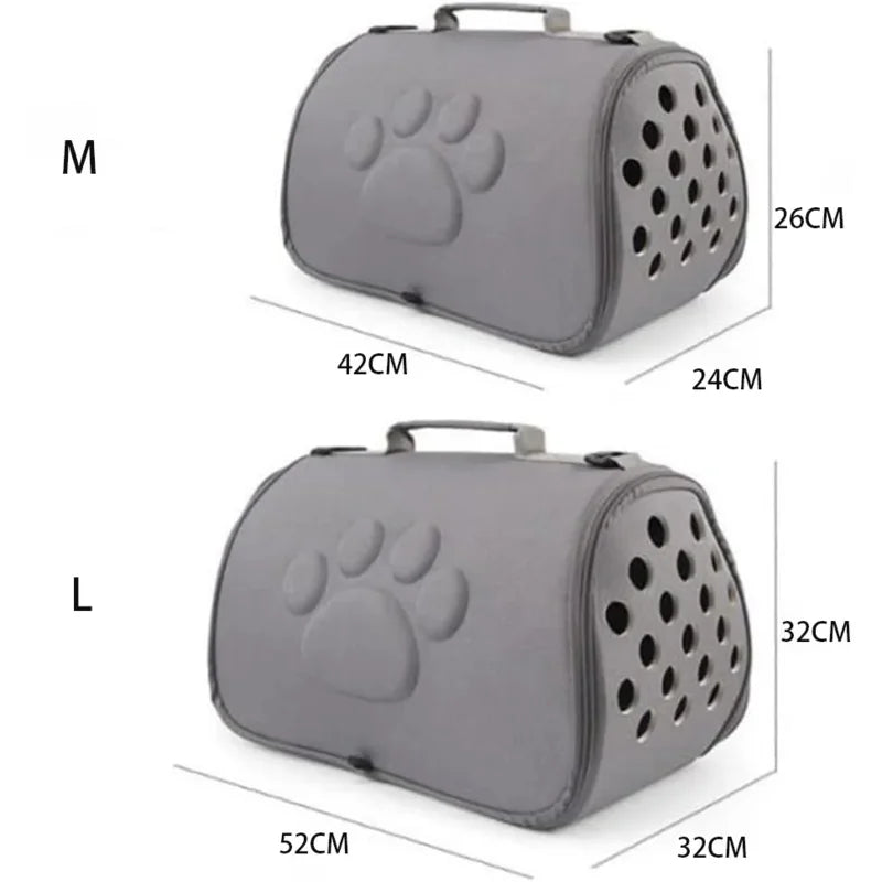 Portable Dog Cat Carrier Bag Large Capacity Outdoor Travel Dog Carrier Shoulder Bag Sling Breathable Cat Handbag for Small Dogs Oasis Select