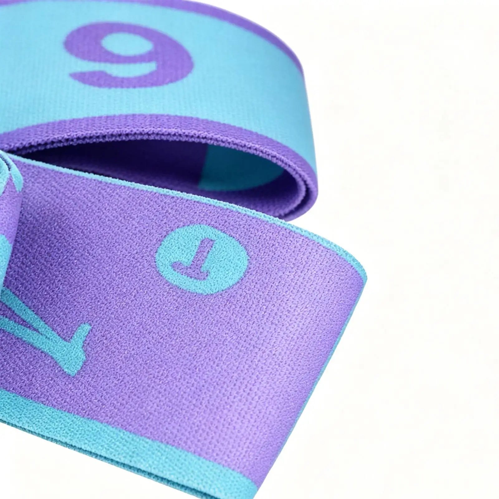 Multi Stage Yoga Stretch Band Latin Dance Stretch Band Correct Postures 12 Grid Elastic Band Digital Band Strap Belt Fitness Oasis Select