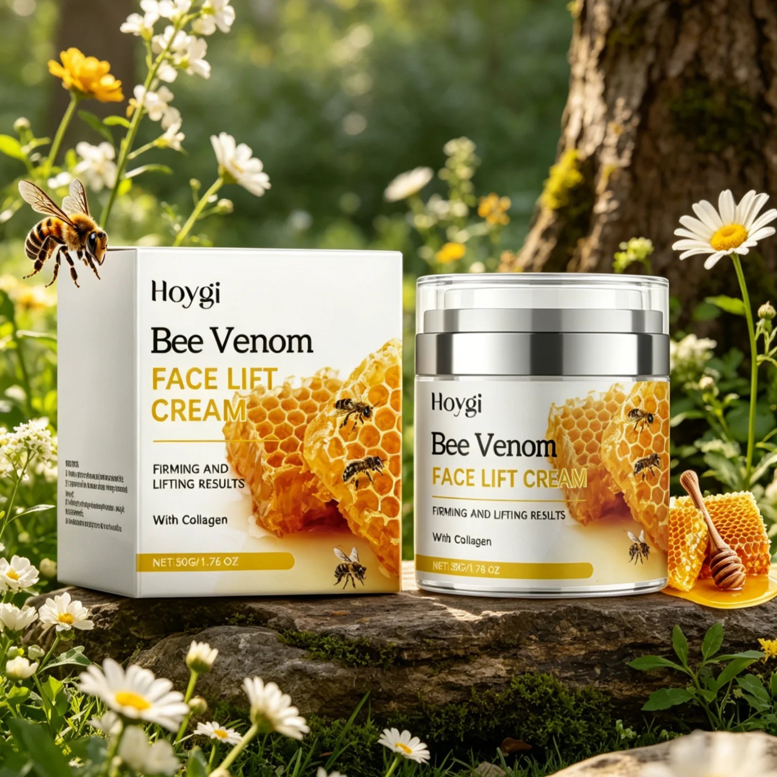 Hoygi Bee Venom Face Lift Cream – Anti-Aging Moisturizer 50g Anti-Aging Face Cream Oasis Select
