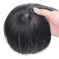 Clip-On Hair Topper – Seamless Short Straight Coverage Wig