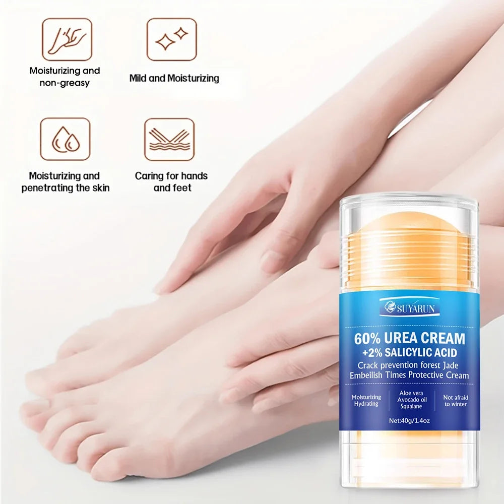 SUYARUN 60% Urea Foot Cream Stick – Dry & Cracked Heel Care