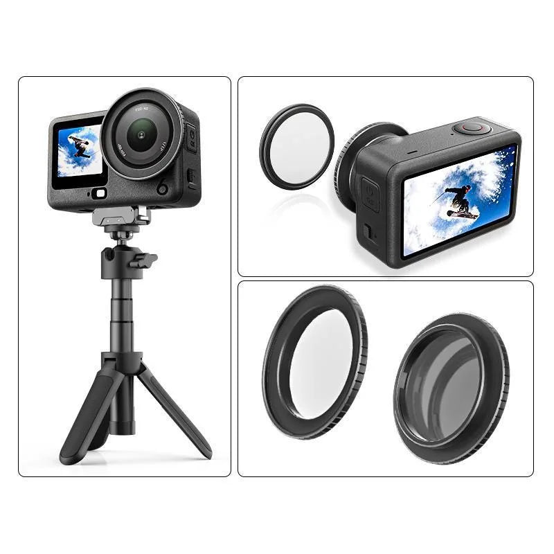 49mm Filter Adapter Ring for DJI Osmo Action 6/5/4/3 | Metal Frame