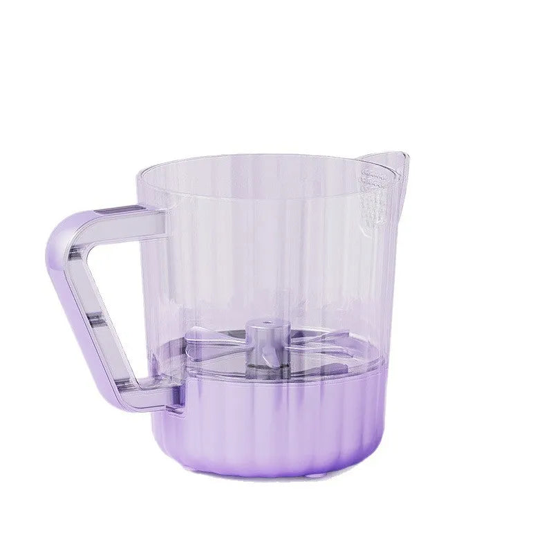 Electric Rice Washing Cup – Auto Mixing & Built-In Foam Filter