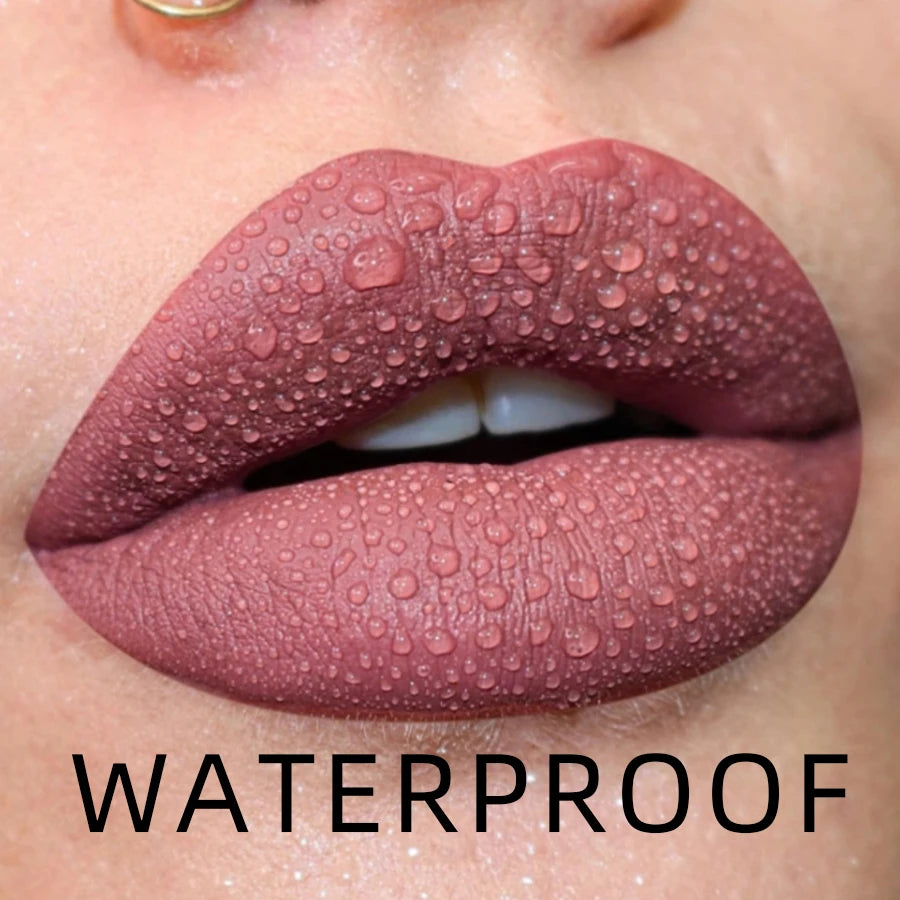 MCD 19-Color Matte Liquid Lipstick – Waterproof Long-Lasting