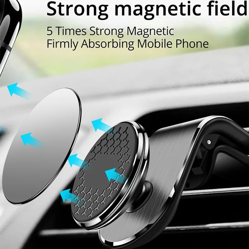 Magnetic Car Phone Holder Stand Air Vent Magnet Car Mount GPS Smartphone Mobile Support In Car Bracket for iPhone Samsung Xiaomi Oasis Select