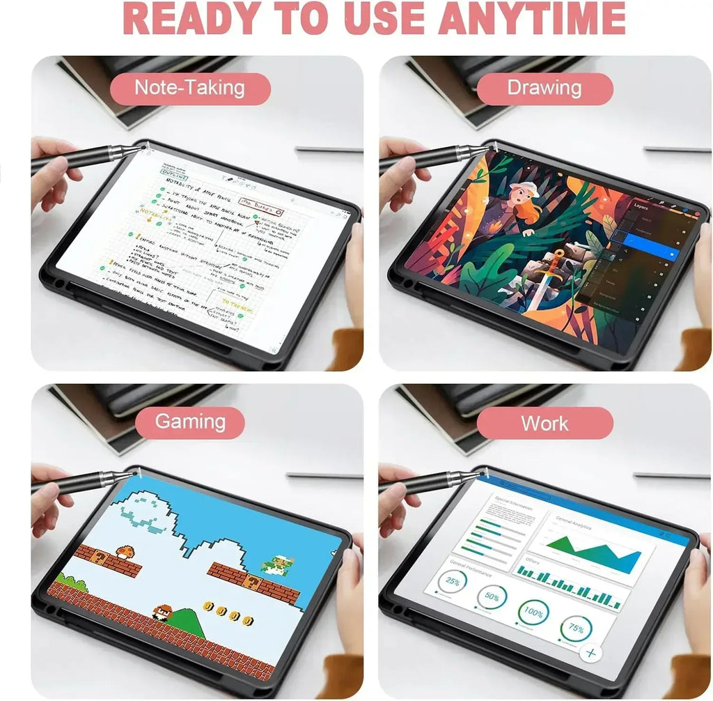 Smart Tablet Phone Universal 2 in 1 Capacitive Stylus Pen Drawing Pens for iPhone/Android All Capacitive Touch Screens Oasis Select