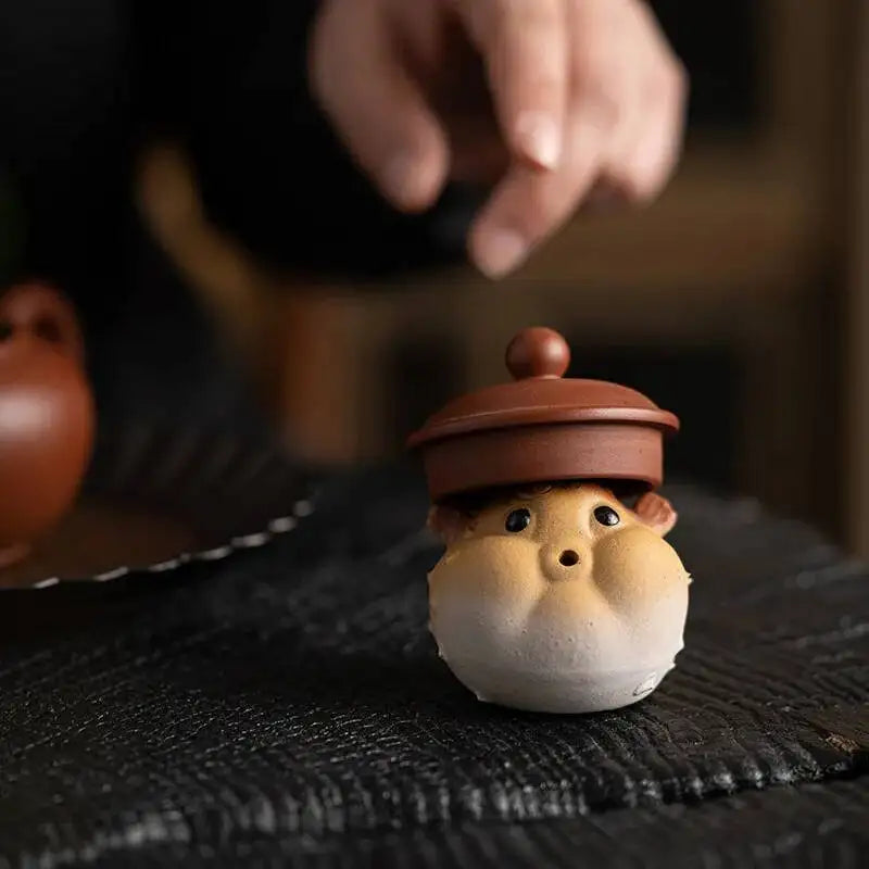 Pufferfish Tea Pet Incense Holder Ornament Tea Tray Tea Table Tea Ceremony Ceramic Tea Play Accessories Oasis Select