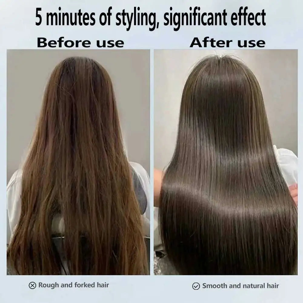 2-in-1 Negative Ion Hair Dryer Multi-Function Straightener Long-Lasting Styling Tool Straightener for Wet or Dry Hair Oasis Select