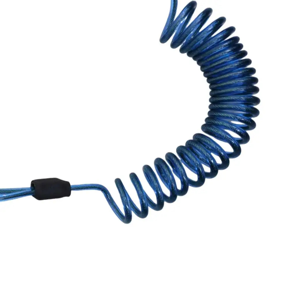 1.6Meters Fishing Retention Rope Stretch Wire Core Fishing Lanyard with Carabiner Boating Retractable Safty Spring Coil Rope Oasis Select