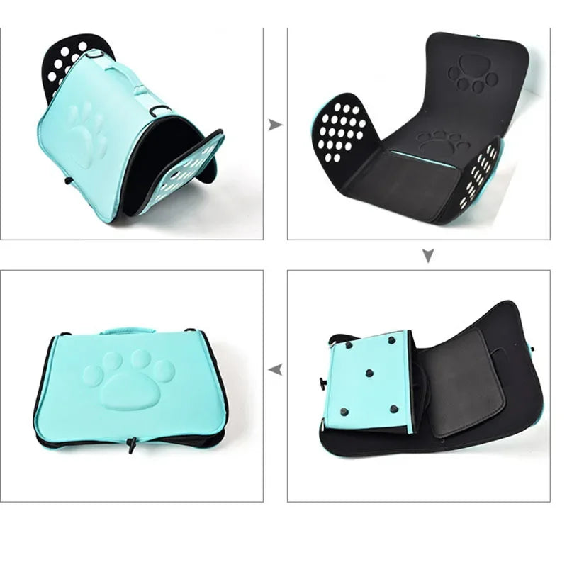 Portable Dog Cat Carrier Bag Large Capacity Outdoor Travel Dog Carrier Shoulder Bag Sling Breathable Cat Handbag for Small Dogs Oasis Select