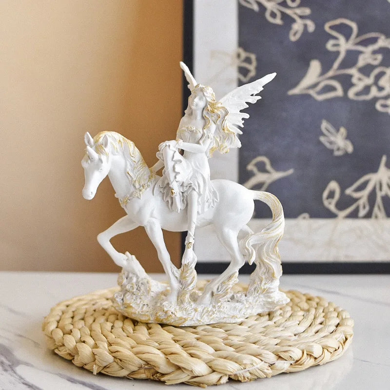 New Nordic Angel Ornaments, Home Desktop Decorations, Decorative Props, Angel Resin Handicrafts and Ornaments Oasis Select