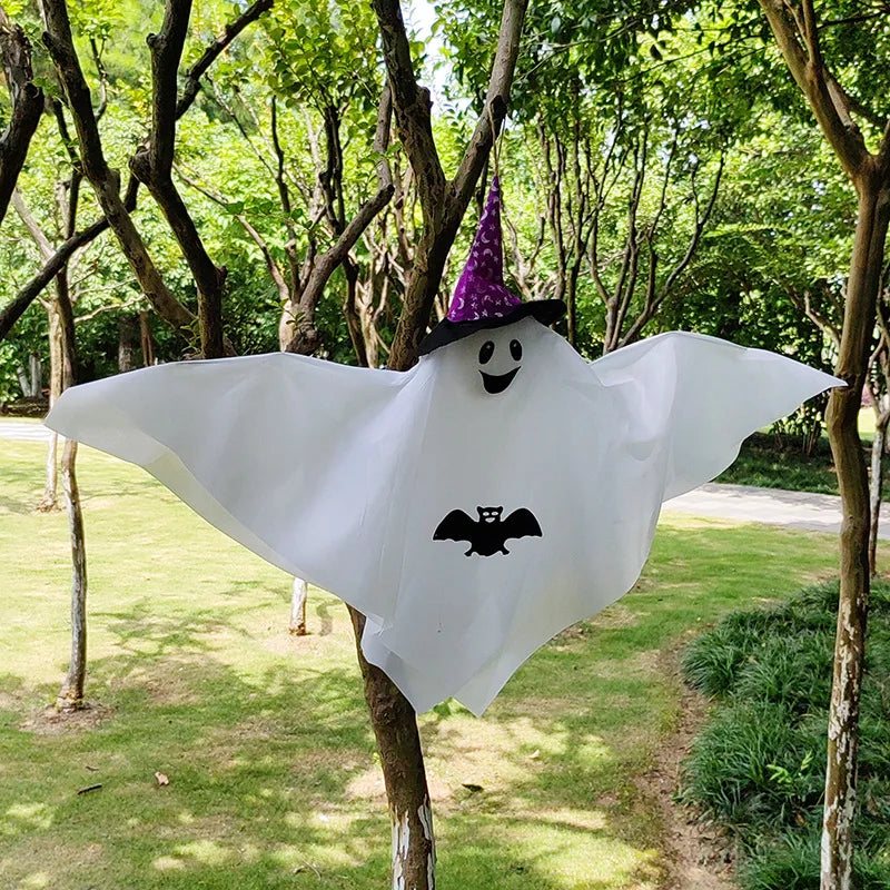 Shengxin Ghost Festival Outdoor Decorative Items Bat Pendants White Cute Floating Ghosts halloween Oasis Select purple