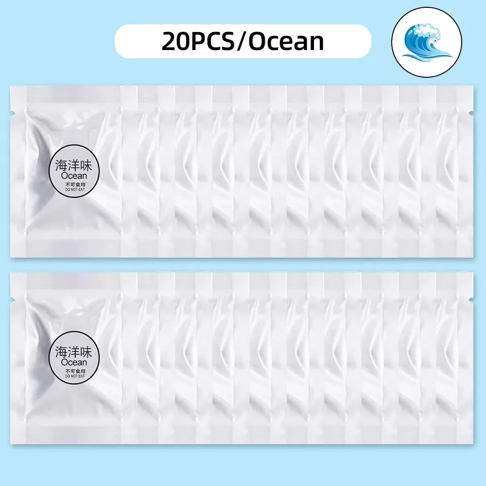 10/20Pcs Car Air Freshener Refills Aroma Diffuser Car Perfume Refills Replacement Pads For Car Fragrance Accessories Oasis Select Ocean-20pcs