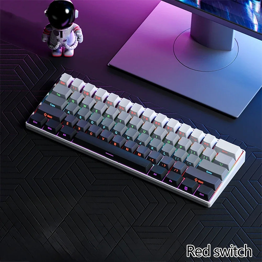 61-Key Hot-Swap Mechanical Keyboard | RGB USB-C Gaming