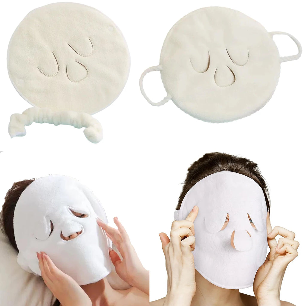 Reusable Face Steam Towel – Hot & Cold Compress Spa Mask Facial Steam Towel Oasis Select