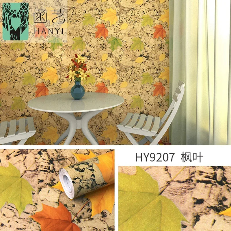 1Roll 10m Self Adhesive 3D Textured Wallpaper Waterproof Decorative Film For Kitchen Cabinets Wardrobe And Furniture Sticker Oasis Select C
