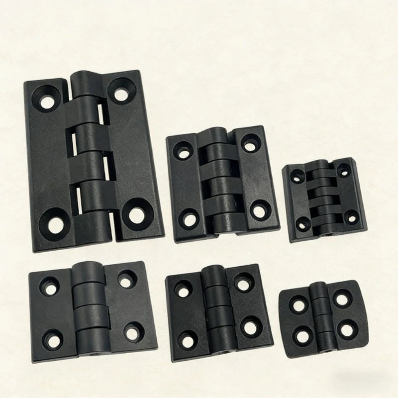 10pcs/set Black Butt Hinge for Wooden Box Furniture Cabinet Hardware Electric Cabinet Door Hinge Durable Home Hardware Fitting Oasis Select