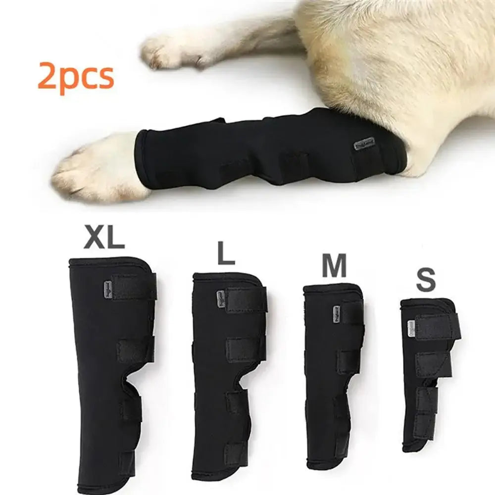 Pet Dog Joint Bandages Wrap Dog Injurie Leg Knee Brace Strap Protection Prevent Licking Sleeve Doggy Supplies Oasis Select
