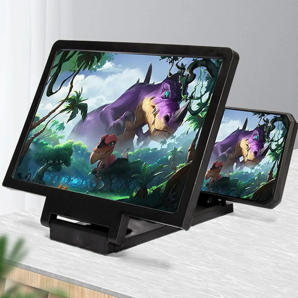 NEW 3D Screen Amplifier Mobile Phone HD Screen Video Glass Stand Magnifier For Phone Enlarged Screen Phone Stand Bracket Oasis Select