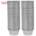WISH 150 Pcs Aluminum Foil Cupcake Cups Ramekin Muffin Baking Cups, Disposable Muffin Liners, Ramekin Holders Cups, Aluminum Cup Oasis Select as shown