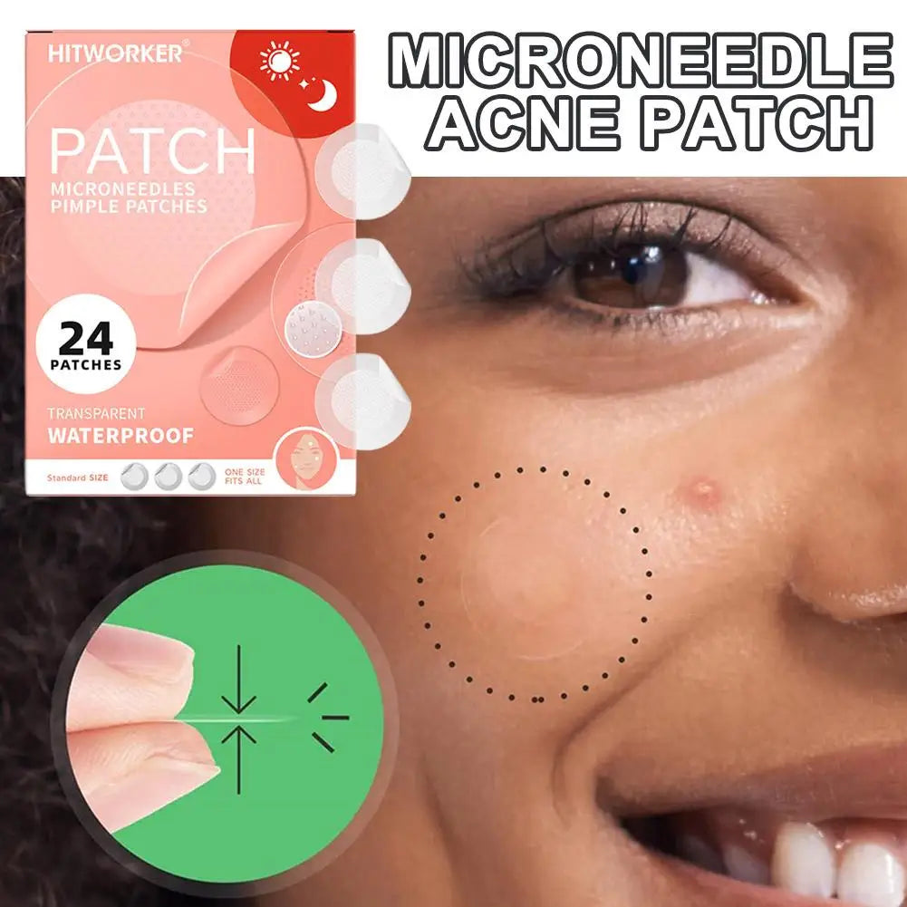 Microneedle Acne Patch Acne Removal Waterproof Smooth Concealer Invisible Breathable Patch Acne Cover Patches Gentle Makeup Tool Oasis Select